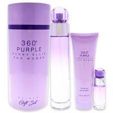 GIFT/SET 360 PURPLE BY PERRY ELLIS 3PCS. 3. Perfume By PERRY ELLIS For ...