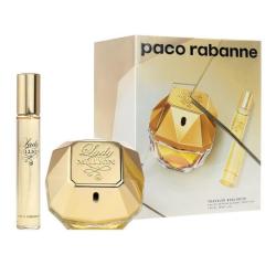 GIFT/SET LADY MILLION 2 PCS. 2.7 FL Perfume By PACO RABANNE For WOMEN ...